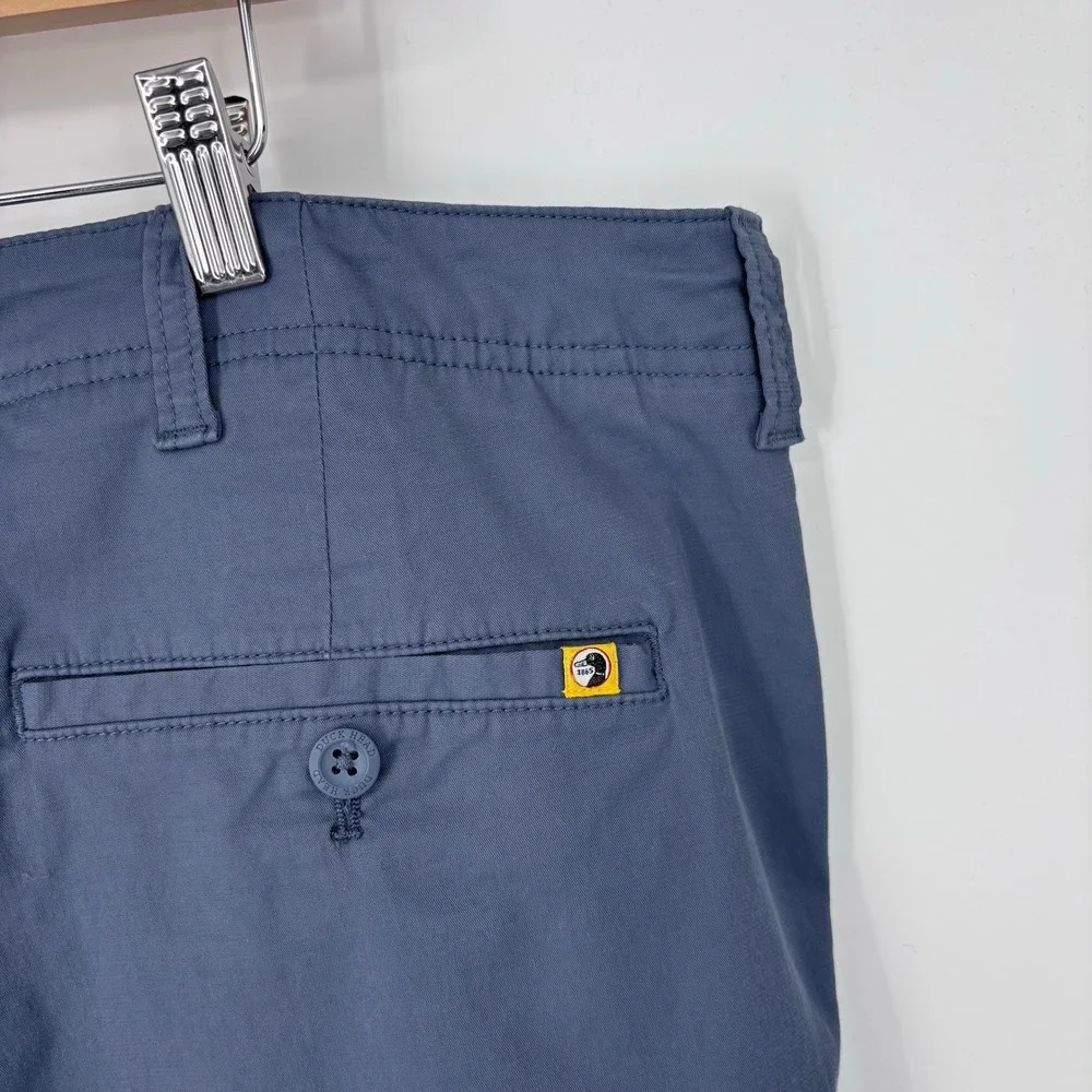 Duck Head Harbor Performance Chino Pants Mens 42x29 (Tag 42x30) Blue Stretch